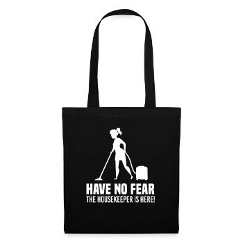 Housekeeper Cleaning fairy Domestic help Cleaner - Tote Bag - black - Front