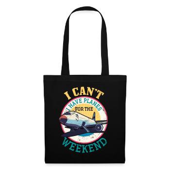 Airline Pilot Aviation Captain Jumbo Jet - Tote Bag - black - Front