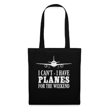 Airline Pilot Aviation Captain Jumbo Jet - Tote Bag - black - Front