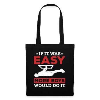 Calisthenics Entraînement de rue pour hommes - Sac en tissu - noir - Devant