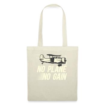 Capitaine pilote de ligne Jumbo Jet - Sac en tissu - nature - Devant