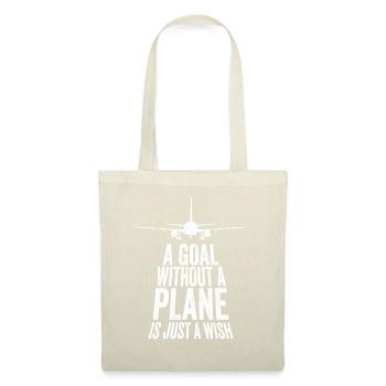 Capitaine pilote de ligne Jumbo Jet - Sac en tissu - nature - Devant
