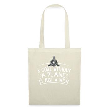 Capitaine pilote de ligne Jumbo Jet - Sac en tissu - nature - Devant