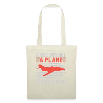 Capitaine pilote de ligne Jumbo Jet - Sac en tissu - nature - Devant
