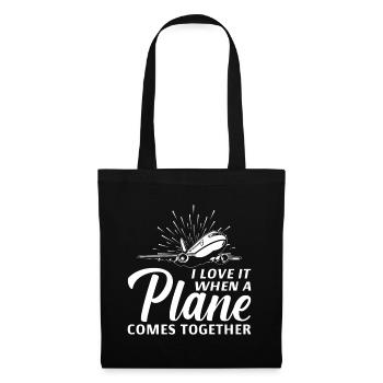 Pilote - Sac en tissu - noir - Devant