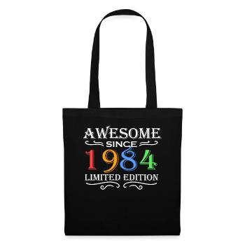 1984 - Born 1984 - Tote Bag - black - Front
