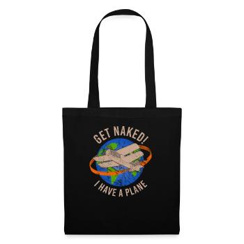 Airline Pilot Aviation Pun for a company pilot - Tote Bag - black - Front