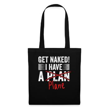 Airline Pilot Aviation Pun for a company pilot - Tote Bag - black - Front