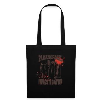 Enquêteur paranormal de chasse aux fantômes - Sac en tissu - noir - Devant