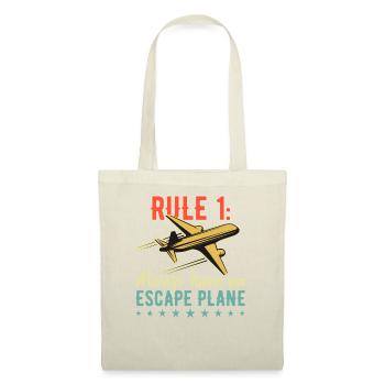 Ayez toujours un jeu de mots d’avion d’évacuation pour un - Sac en tissu - nature - Devant