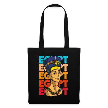 Tutankhamun Egyptian God Retro Egypt Pharaoh - Tote Bag - black - Front