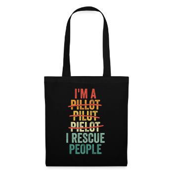 Pilot spelling mistakes for a search and - Tote Bag - black - Front
