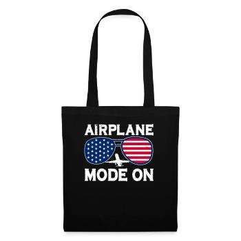 Airplane Fashion Airplane Pilot Saying - Tote Bag - black - Front