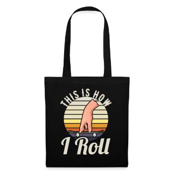Fingerboard Finger Skateboard Fingerboarding - Sac en tissu - noir - Devant