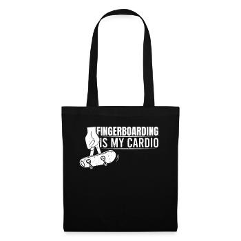 Fingerboard Finger Skateboard Fingerboarding - Sac en tissu - noir - Devant