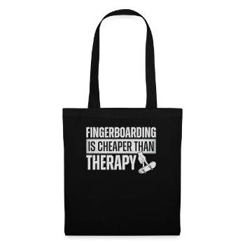 Fingerboard Finger Skateboarding Fingerboarding - Stoffbeutel - Schwarz - Vorne