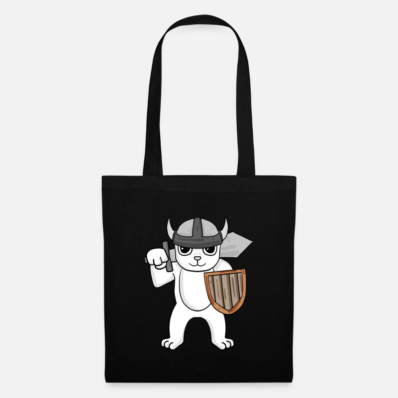 Viking Bear - Tote Bag - black
