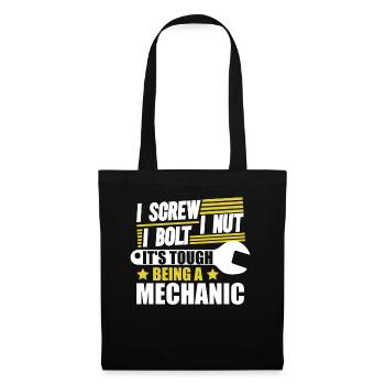 C’est difficile d’être mécanicien - Sac en tissu - noir - Devant