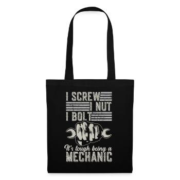 C’est difficile d’être mécanicien - Sac en tissu - noir - Devant