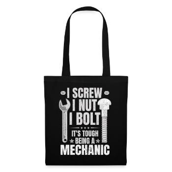 C’est difficile d’être mécanicien - Sac en tissu - noir - Devant