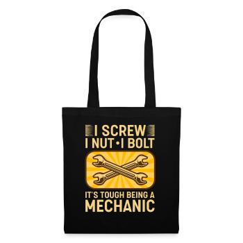 C’est difficile d’être mécanicien - Sac en tissu - noir - Devant
