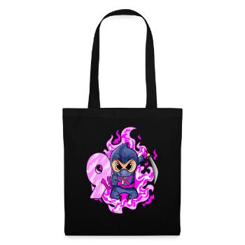 9th Birthday Girl 9 years old Ninja - Tote Bag - black - Front