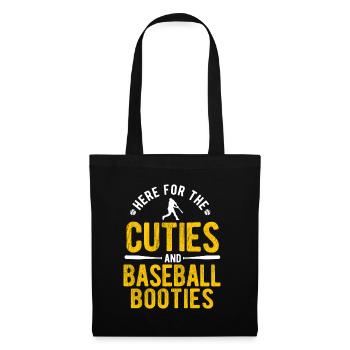 Baseball - Stoffbeutel - Schwarz - Vorne