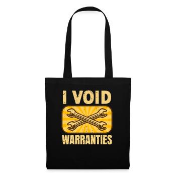 I Void Warranties Automotive Mechanic Truck Mechatronics Technician - Tote Bag - black - Front