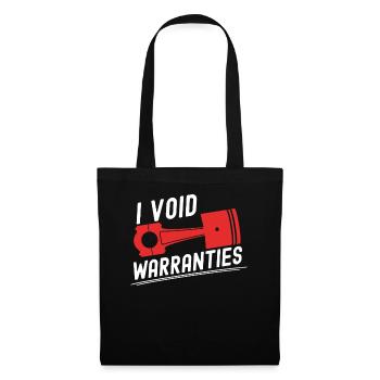 I Void Warranties Kfz Mechaniker LKW Mechatroniker - Stoffbeutel - Schwarz - Vorne