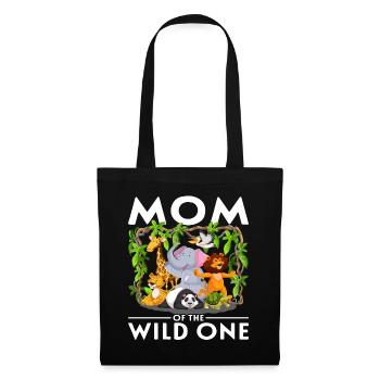 Mom Birthday Boys Girls Zoo - Tote Bag - black - Front