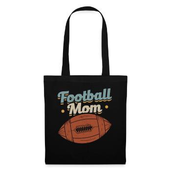 Rétro Football Femmes Maman - Sac en tissu - noir - Devant