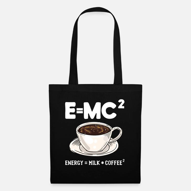 Wissenschaftlicher Humor Student Physiker Kaffee - Stoffbeutel - Schwarz