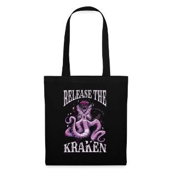 Octopus Octopus Cuttlefish Animal - Tote Bag - black - Front