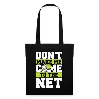Tennis tennis player - Tote Bag - black - Front