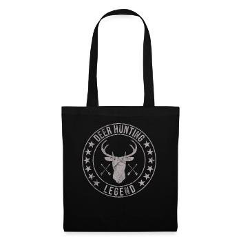 Deer Hunting Legend Red Hunting Deer Antlers - Tote Bag - black - Front