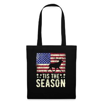 Chasse aux bois de cerf Chasse Saison de chasse - Sac en tissu - noir - Devant