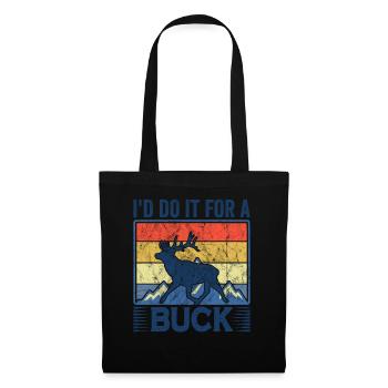 Chasse aux bois de cerf Chasse Saison de chasse - Sac en tissu - noir - Devant