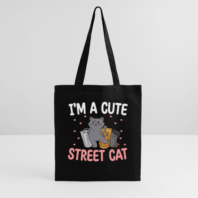 Mignon chat de rue Multon chatte chatte Sac en tissu