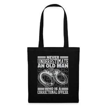 Correctional officer Guard Law enforcement officer - Tote Bag - black - Front