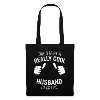 Mari Conjoint Famille Mariage - Sac en tissu - noir - Devant