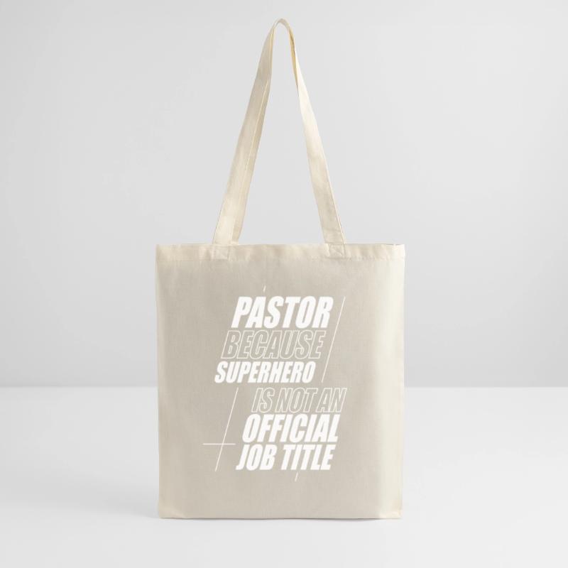 Pasteur Pasteur Prédicateur Église Chrétienne Sac en tissu
