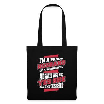Husband Spouse Family Wedding - Tote Bag - black - Front