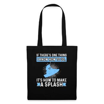 Jetski Jet Boat Extreme Sports Know How To Make Splash - Tote Bag - black - Front