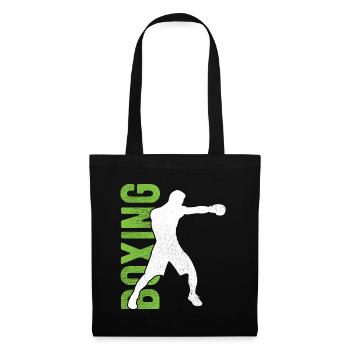 Boxsport Boxing - Stoffbeutel - Schwarz - Vorne