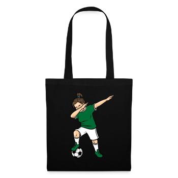 Dabbing football player Saudi Arabia football - Tote Bag - black - Front