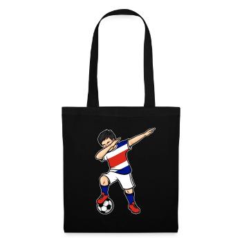 Dabbing Soccer Player Young Costa Rica Soccer - Tote Bag - black - Front