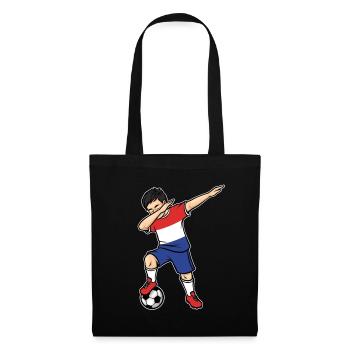 Dabbing Footballeur Jeune Pays-Bas Football - Sac en tissu - noir - Devant
