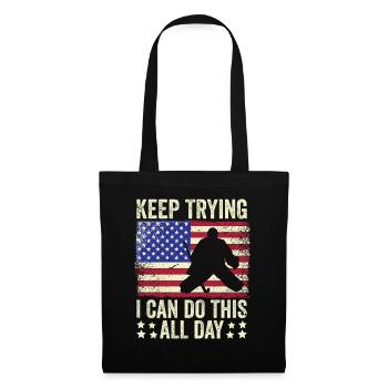 Field Hockey Goalie Hockey Goalie Saying - Tote Bag - black - Front