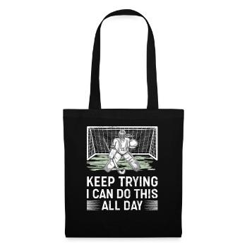 Field Hockey Goalie Hockey Goalie Saying - Tote Bag - black - Front