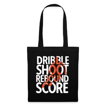 Basketball - Stoffbeutel - Schwarz - Vorne